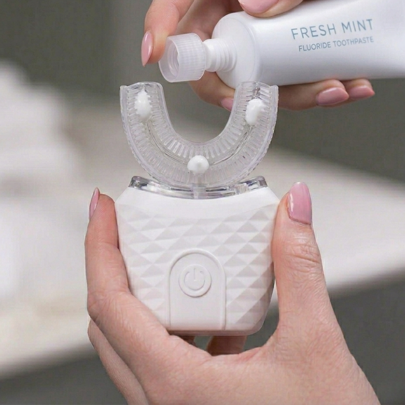 Step 1: Apply Toothpaste