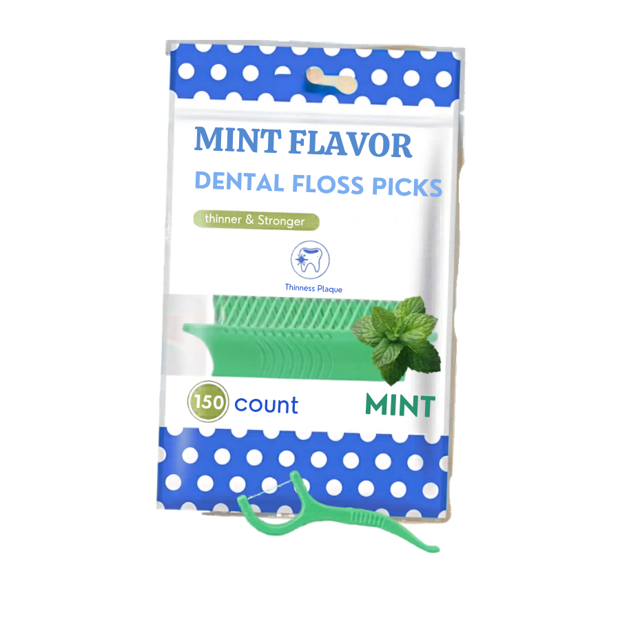 Water Flosser & Mint Dental Floss Picks (150 count)