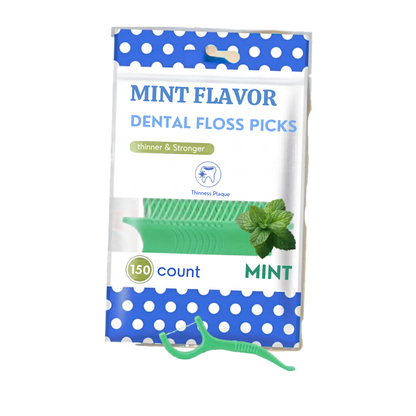 Water Flosser & Mint Dental Floss Picks (150 count)